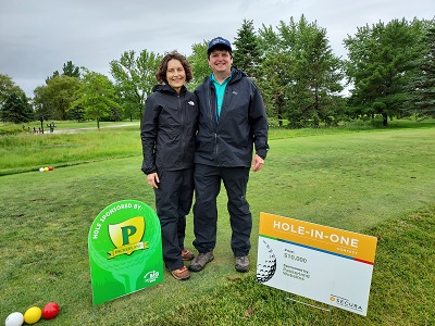 Joan and Bill Koehne at GBIG golf outing 2024
