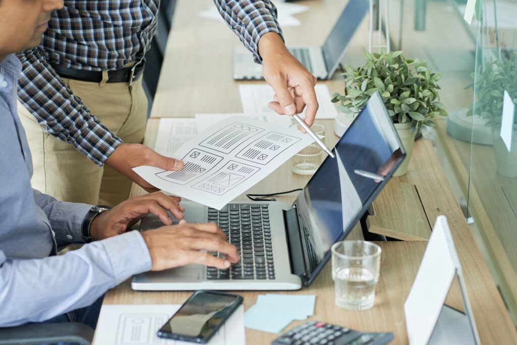 laptop used for AI marketing and SEO Essentials